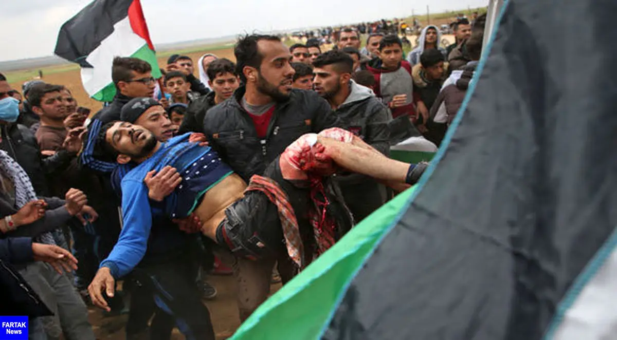 غزه عرق در خون شد/ ۱۶ فلسطینی به شهادت رسیدند و ۱۴۱۶ تن مصدوم شدند