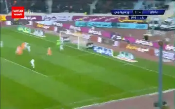 گل اول بادران به پرسپولیس توسط مهرداد رضایی + فیلم