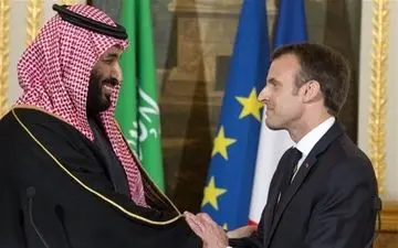  گفتگوی تلفنی بن‌سلمان با ماکرون درباره ایران، سوریه و یمن