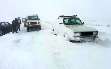 تردد در محور تکاب - ایرانخواه به علت کولاک ممکن نیست