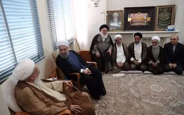 روحانی با مراجع تقلید دیدار کرد