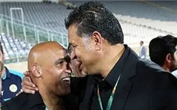  برخورد گرم دایی و منصوریان در سازمان لیگ