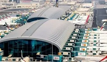 برخورد دو هواپیما در فرودگاه دبی