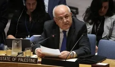 ریاض منصور: ملت فلسطین با تلاش برای انکار وجودش رو به روست