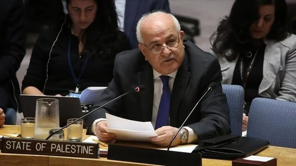 ریاض منصور: ملت فلسطین با تلاش برای انکار وجودش رو به روست