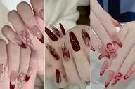 رنگ‌ها و طرح‌هایی که ناخن‌های بلندتان را خاص می‌کنند +تصاویر