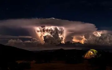  عکس منتخب نشنال جئوگرافیک | طوفان بیابان