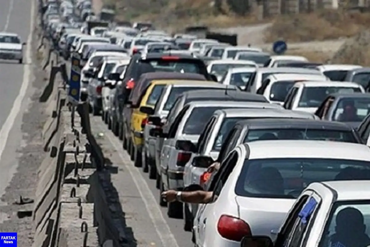 ترافیک نیمه سنگین در آزادراه کرج-قزوین/وضعیت جوی جاده ها