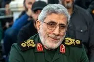 حضور سردار قاآنی در مراسم تشییع شهدای تهران + ویدئو