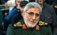 حضور سردار قاآنی در مراسم تشییع شهدای تهران + ویدئو