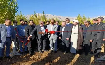 فاز اول بزرگترین طرح «باغ سایبان کشور» در کرمانشاه افتتاح شد
