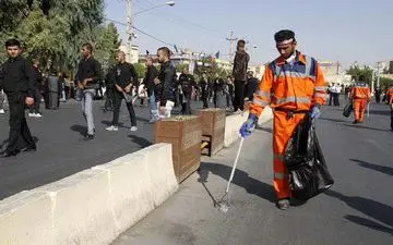 ‍ ارائه خدمات ویژه شهرداری کرمانشاه در ایام تاسوعا و عاشورای حسینی