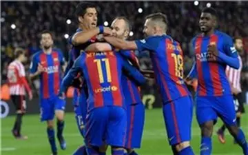 صعود بارسا در شب سیصد‌تایی MSN 