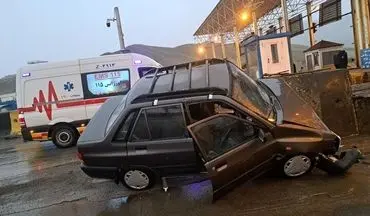 دو مصدوم در حادثه عوارضی تبریز-بستان آباد