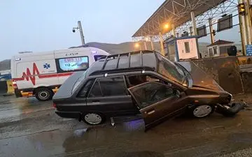 دو مصدوم در حادثه عوارضی تبریز-بستان آباد