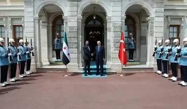 دیدار جولانی با رئیس جمهور ترکیه