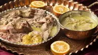 آشپز روستایی آذربایجانی، کله پاچه بزرگ گاو را به شکلی متفاوت طبخ کرد + ویدئو