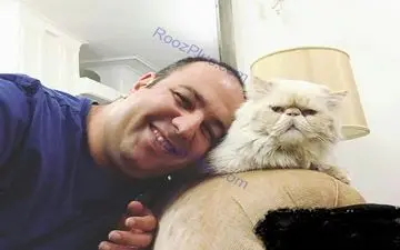 سلفی عجیب و غریب بازیگر مشهور با حیوان خانگی اش