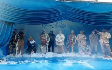 گرامیداشت یاد سردار سلیمانی و شهدای مقاومت در راهپیمایی ۲۲ بهمن تهران