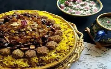 دستور پخت عدس پلو با گوشت قلقلی
