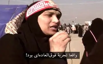 حال‌وهوای وصف‌ناپذیر زنان آمریکایی در پیاده‌روی اربعین +فیلم 