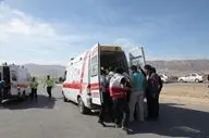 جاده حیران، صحنه تصادف خونین؛ 7 مصدوم در برخورد دو پراید!
