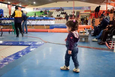 خردسالان تماشاچی در نخستین المپیاد استعدادهای ورزشی برتر کشور 