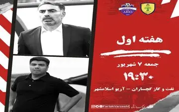 جدال داغ محمود فکری و وحید بیاتلو در هفته نخست لیگ یک