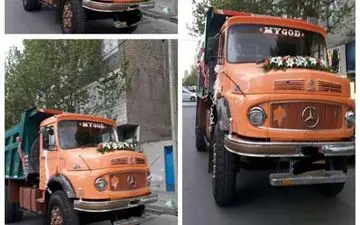 ماشین عروس متفاوت در مشهد! + عکس