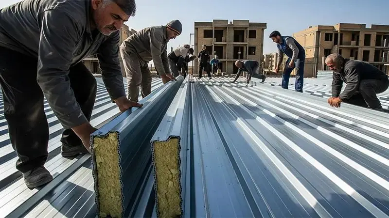 افزایش سرعت اجرا با ساندویچ پانل؛ برگ برنده مهندسان پروژه