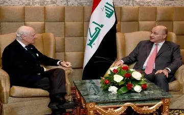 رئیس جمهور عراق: آثار ثبات سوریه بر ثبات منطقه منعکس خواهد شد