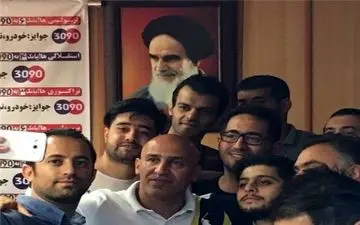 عکس/ سلفی منصوریان با خبرنگاران