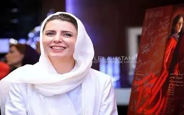 پوشش و ظاهر لیلا حاتمی در افتتاحیه فیلم رگ خواب (عکس)