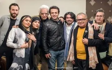 عکس/ آزاده زارعی و مصطفی زمانی در حاشیه کنسرت «عالیم قاسیم اف» و «همای»