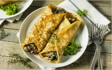 طرز تهیه کرپ اسفناج | غذای سرشار از آهن!