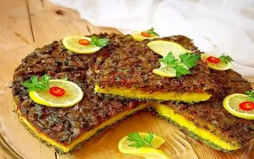 کوکو لوبیا سبز با مرغ رو این طوری درست کن/ فوق العاده معرکه است