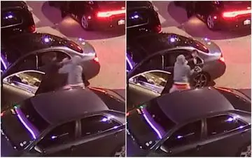 شجاعت کم نظیر راننده زن در مقابل سارق!+فیلم