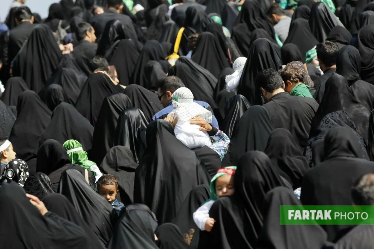 اختصاصی/ تصاویری دیدنی از تجمع بزرگ شیرخوارگان حسینی در مصلی امام خمینی تهران