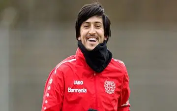 حرکت تکنیکی و گلزنی آزمون در تمرین لورکوزن سوژه شد+عکس 