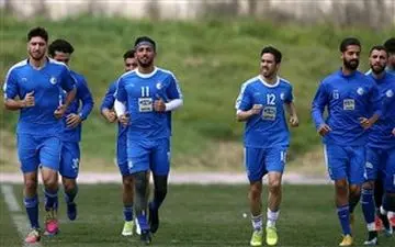 تمرین اختصاصی دو بازیکن استقلال در دوحه