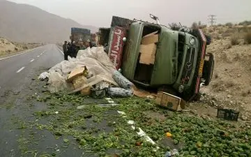 تصادفات مرگبار کامیون + فیلم