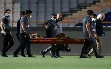 نادری: ضربه شدید نبود و مشکلی ندارم 