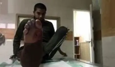 اولین فیلم منتشر شده از سربازی که در چهارشنبه‌سوری امسال مجروح شد 