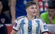 گل دوم آرژانتین به کرواسی توسط آلوارز + ویدئو