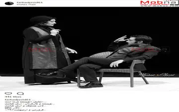 لادن مستوفی در نمایی از نمایش «نویسنده مرده است» (عکس)