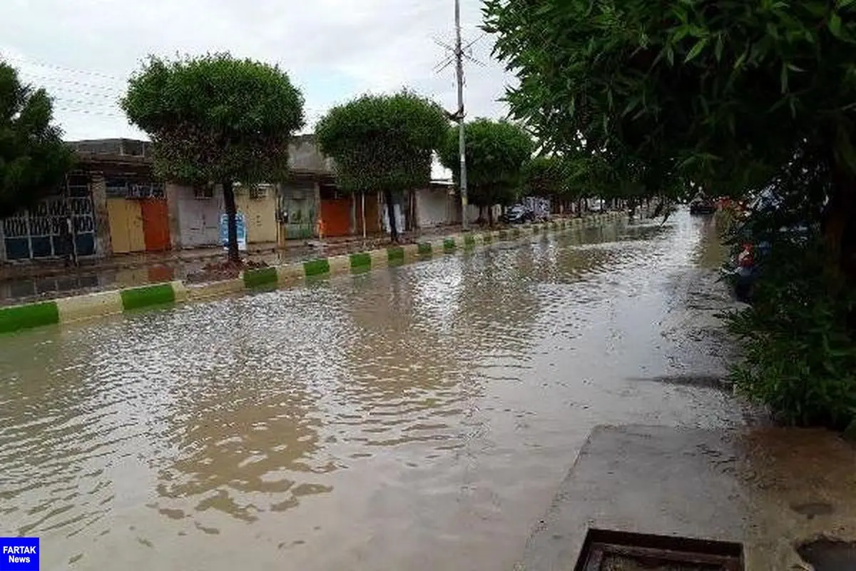 ثبت ۱۳۵ میلیمتر بارش در منطقه قلعه رئیسی کهگیلویه و بویراحمد