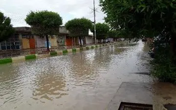ثبت ۱۳۵ میلیمتر بارش در منطقه قلعه رئیسی کهگیلویه و بویراحمد