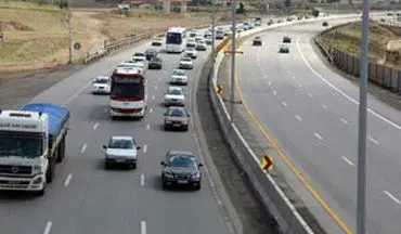  ترافیک عادی و روان در جاده های کشور