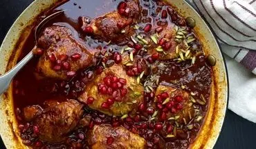 طرز تهیه خورشت مرغ با سس انار | غذای محبوب و ویژه شب یلدا