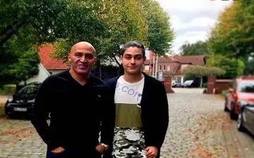 تفریح لوکس و خاص منصوریان در آلمان با تیپی خاص/عکس